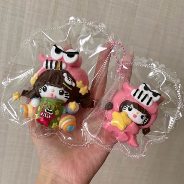 纯手工慢回弹硅胶钥匙扣捏捏补米