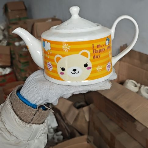 库存微瑕多孔茶壶