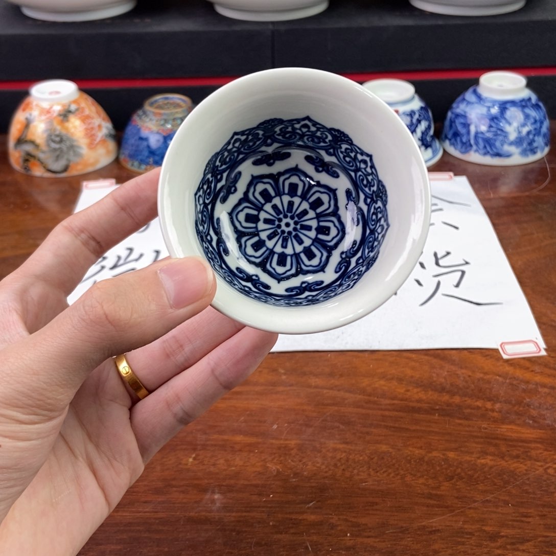 杯景德镇手绘陶瓷艺术