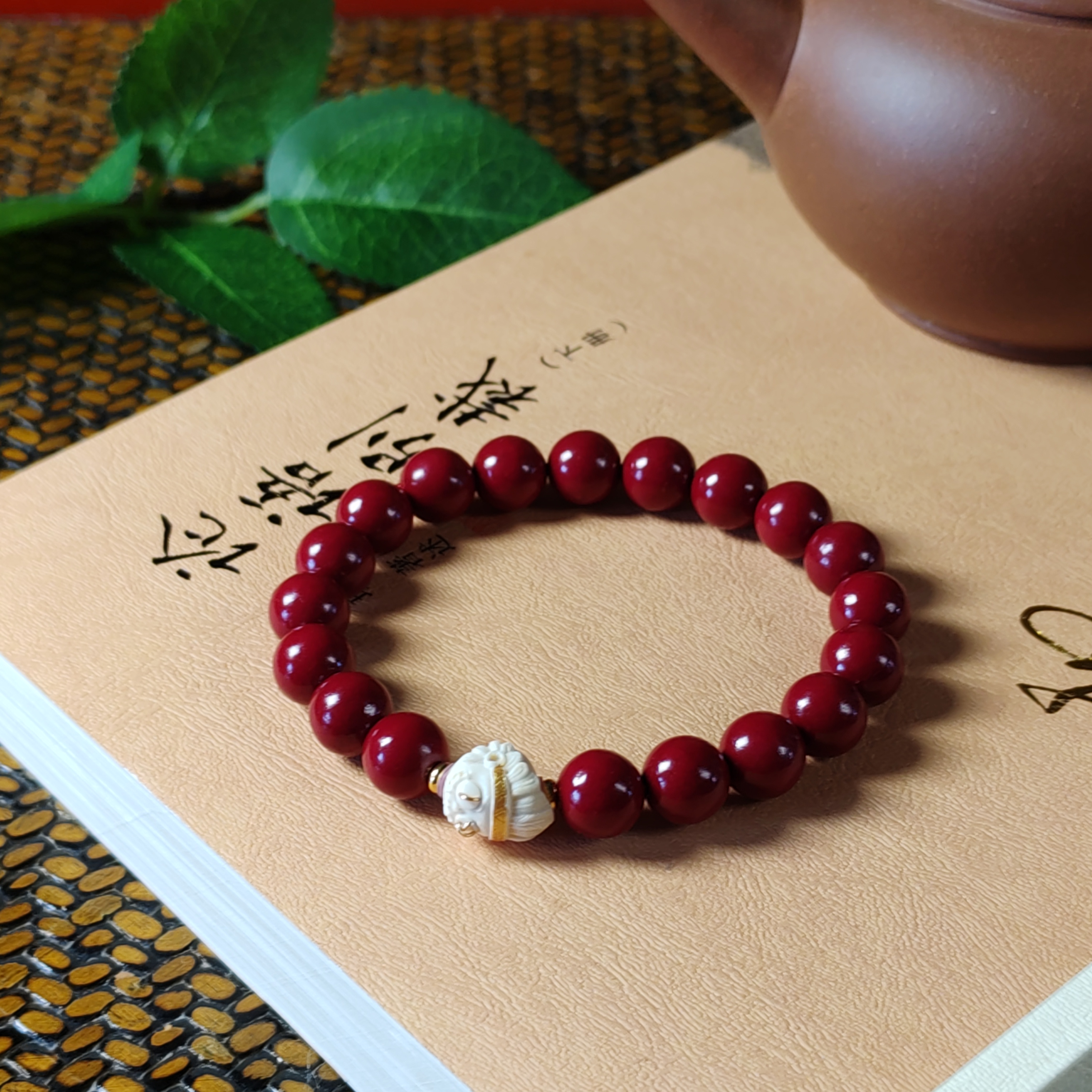 【吾心原创】国风百搭新年过年穿搭阿呆无相手串