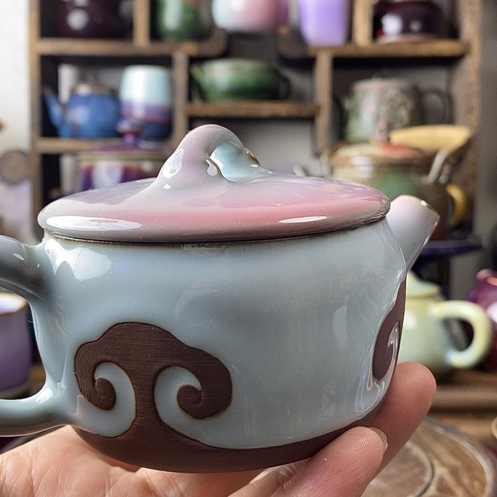 郑***坊中国神后钧瓷茶具处理