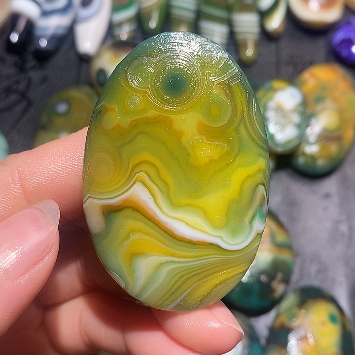 玛瑙/玉髓合金颈饰