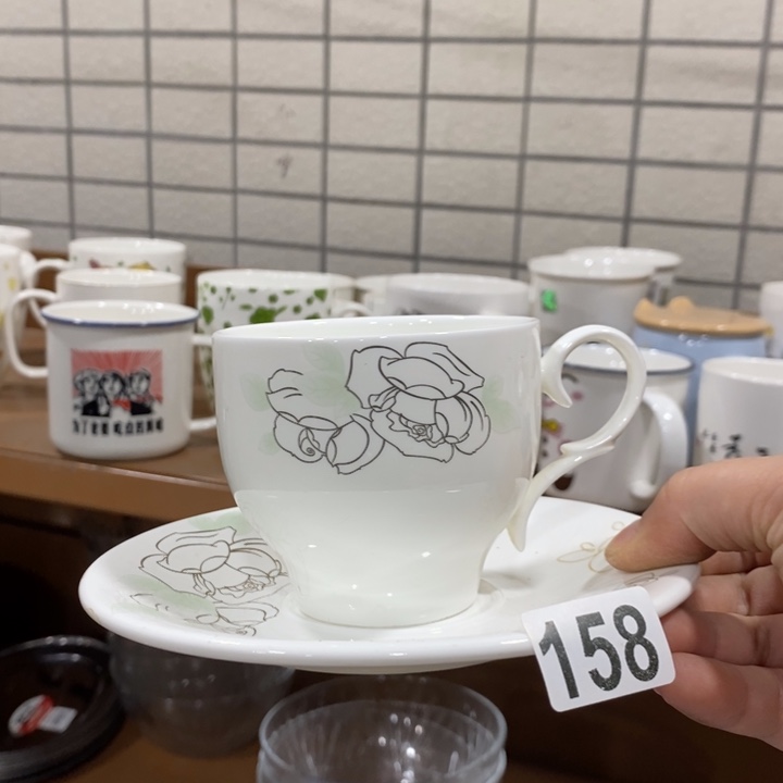 碗158号咖啡杯一套