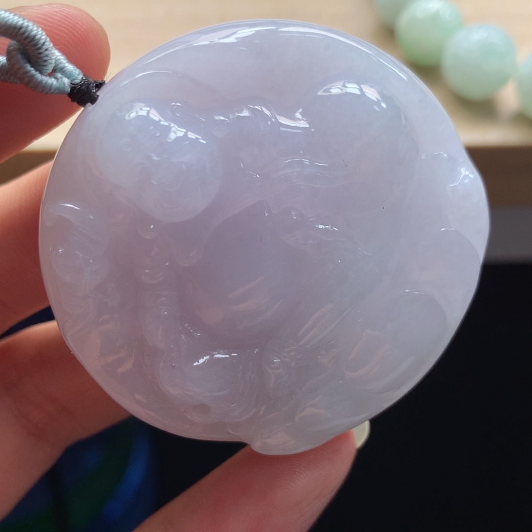 颈饰未镶嵌翡翠吊坠