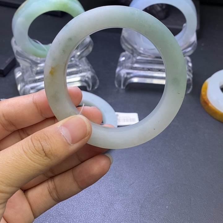 定制翡翠翡翠手镯未镶嵌57-60