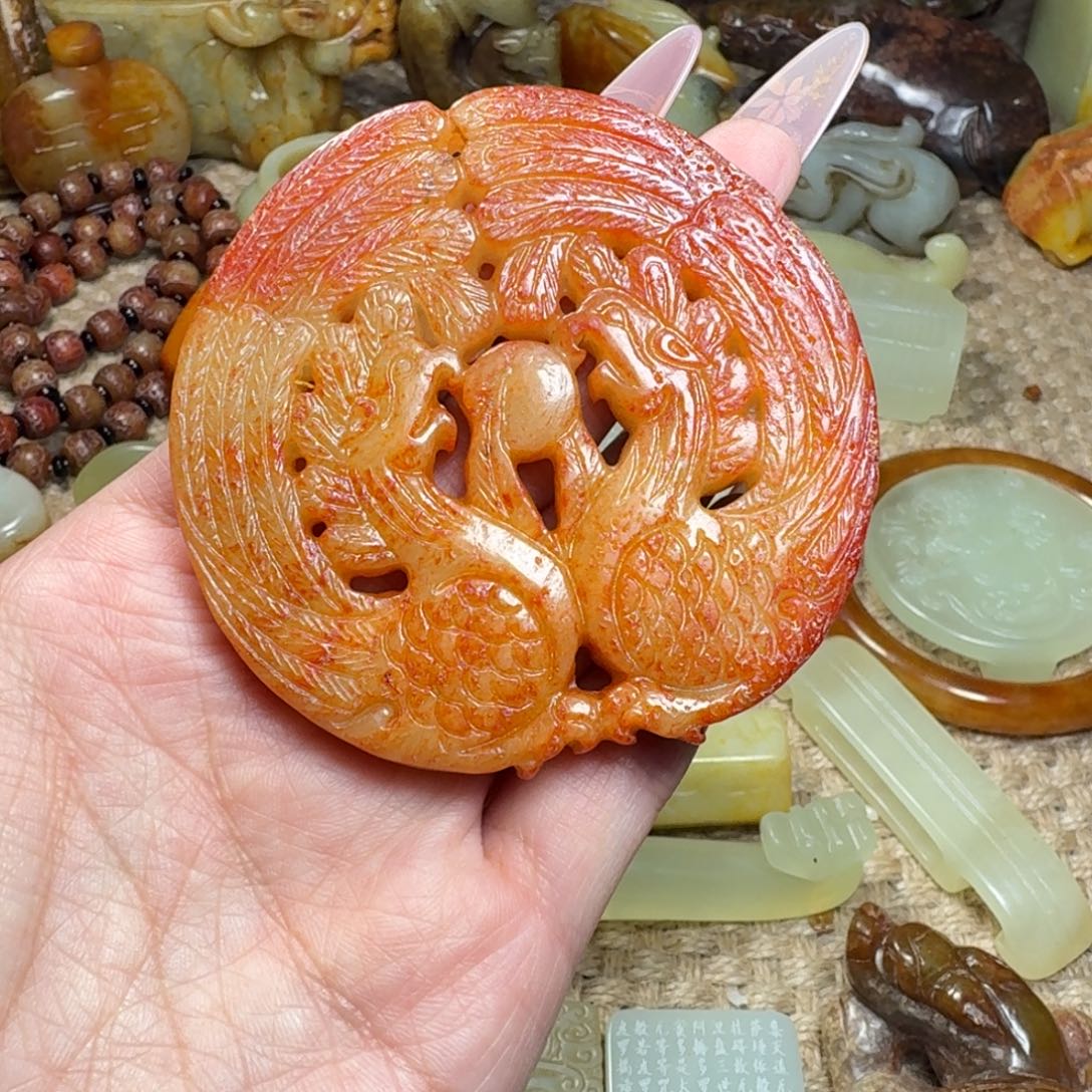 白玉菩提吊坠挂件