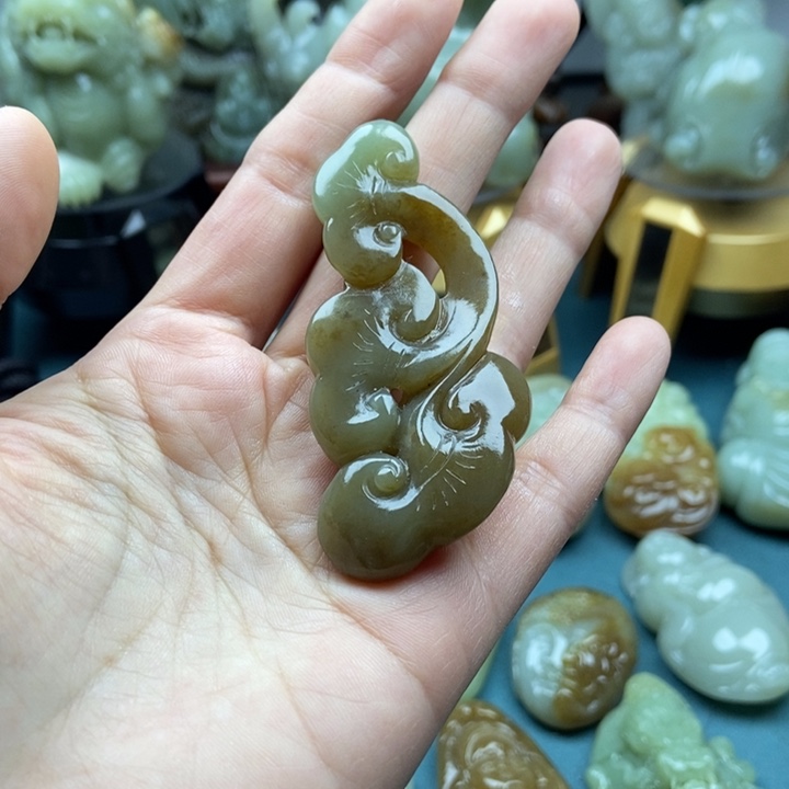 和田玉挂件未镶嵌