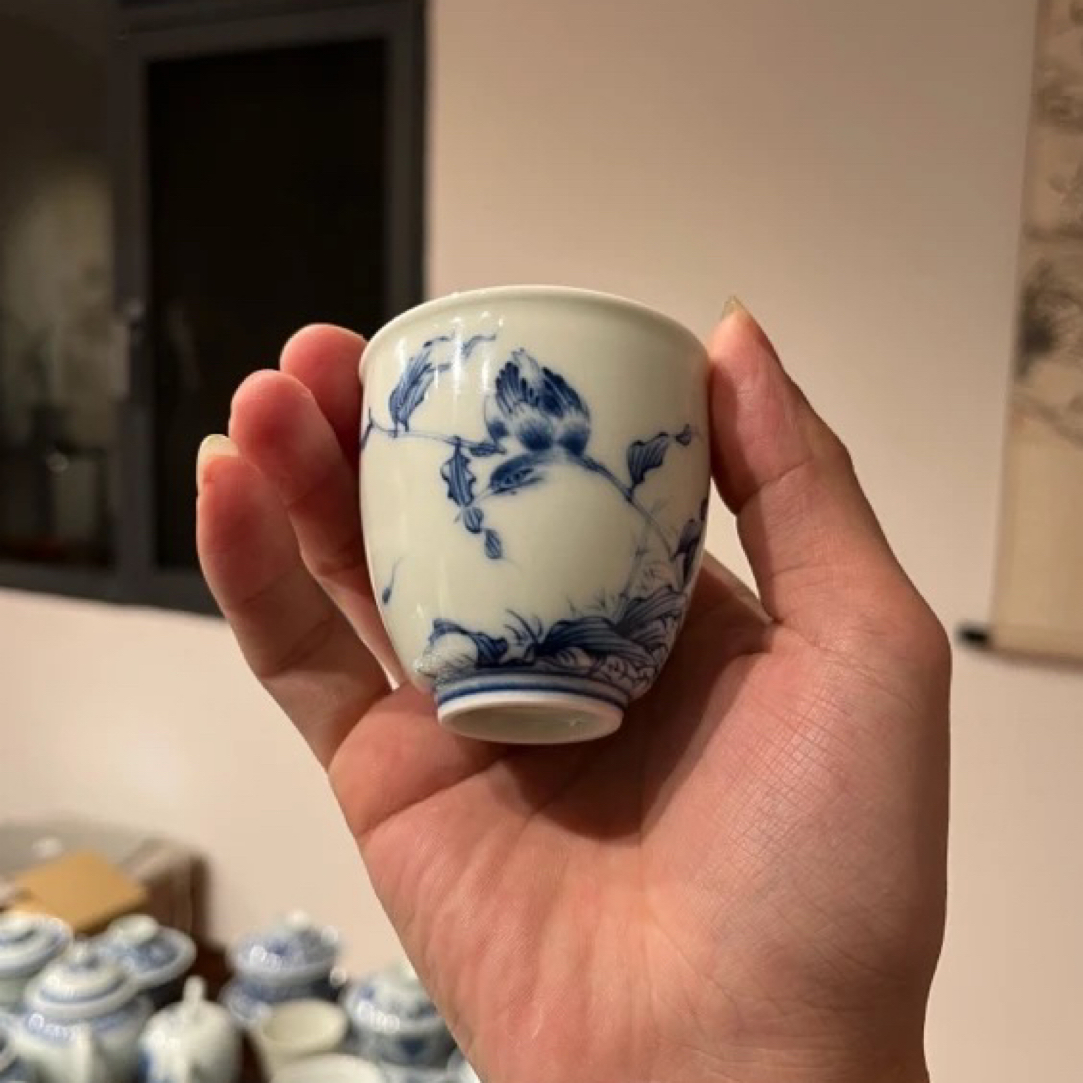 景德镇陶瓷杯子闻香主人杯