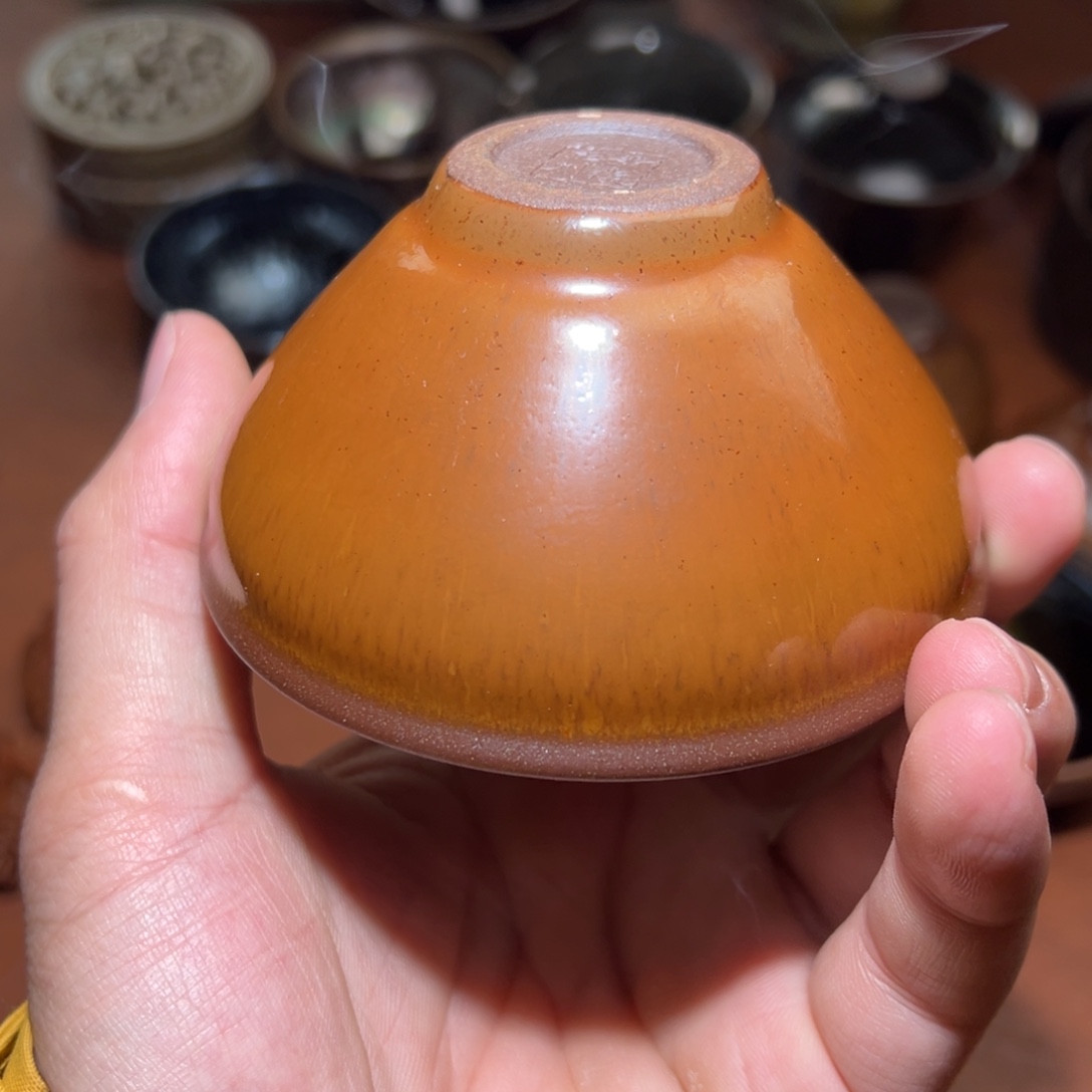 茶盏柴烧建盏主人杯建窑建盏茶盏