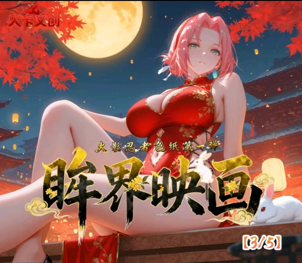 【9.9两包直邮】火卡文创｜ 火影忍者工艺色纸第一弹