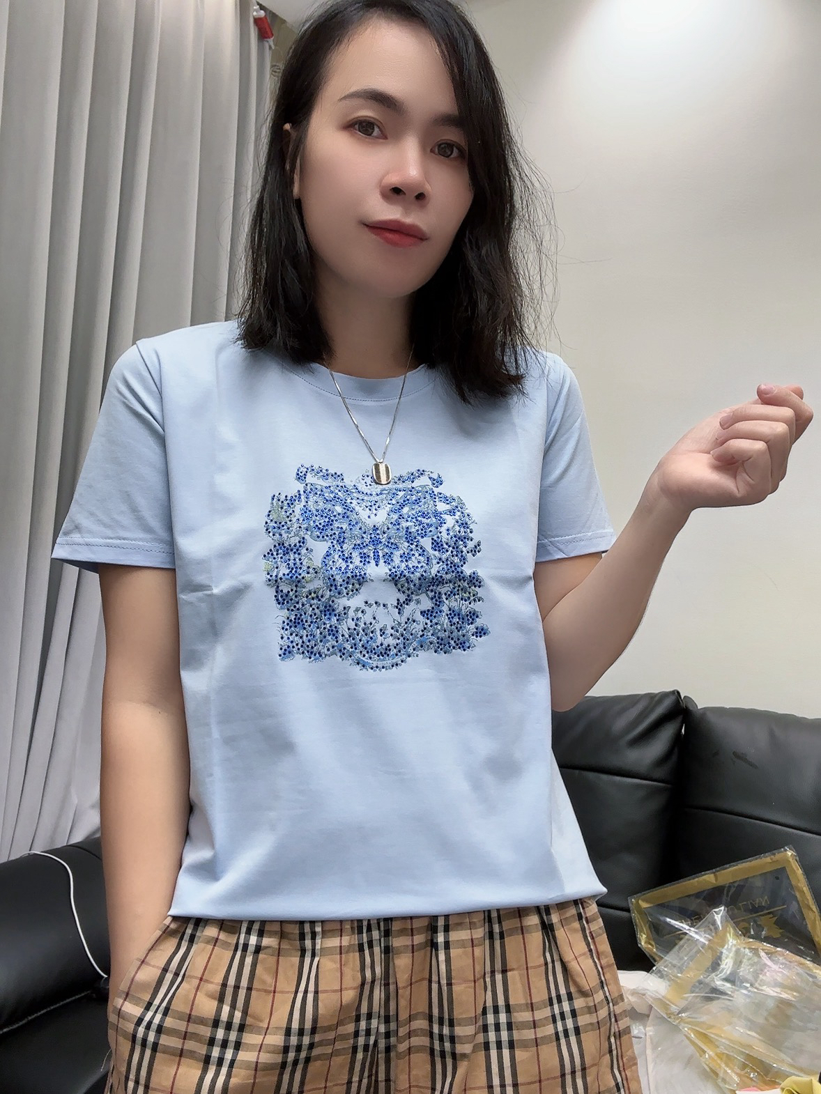 珠珠家白色inst恤上衣女装夏季减龄时尚版显瘦休闲百搭855半袖