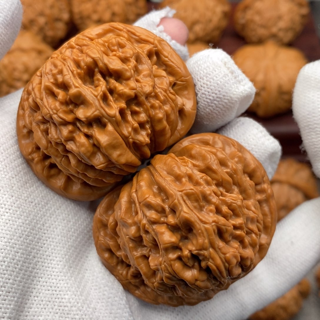 文玩核桃把件45.8平谷南瓜楼