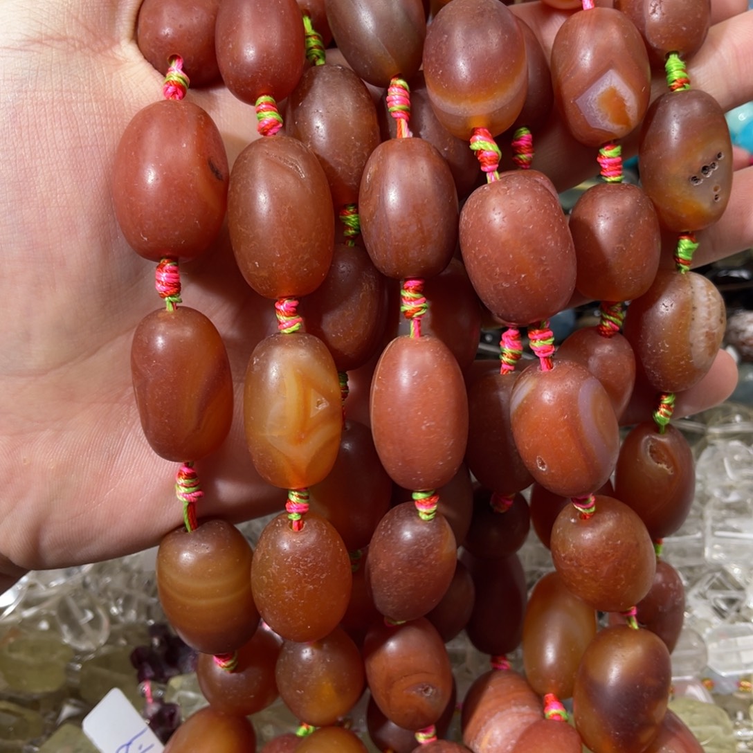 手链烟晶银S925镶嵌卡17➕老玛瑙