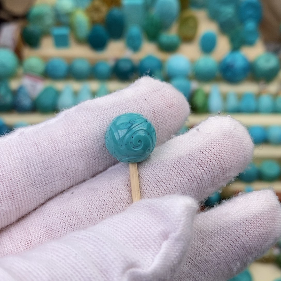 绿松石珠宝奇石未镶嵌