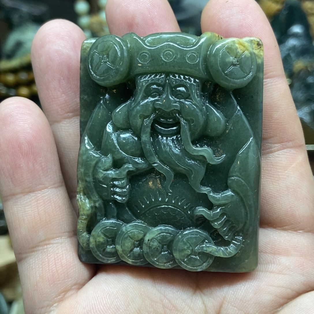 未镶嵌岫岩河磨玉（透闪石质玉）把件用****8