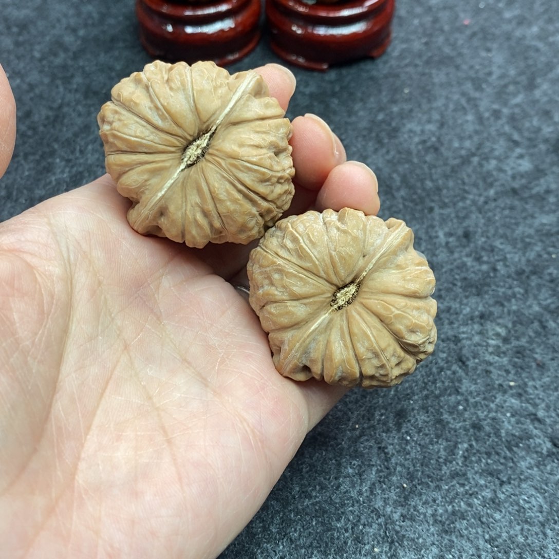 文玩核桃把件41全品南瓜墩