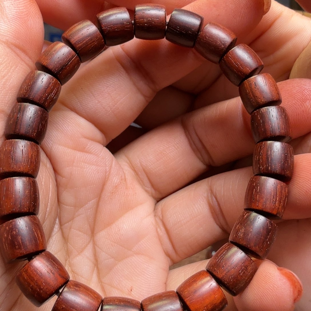 檀香紫檀（小叶紫檀）手串8.9直切