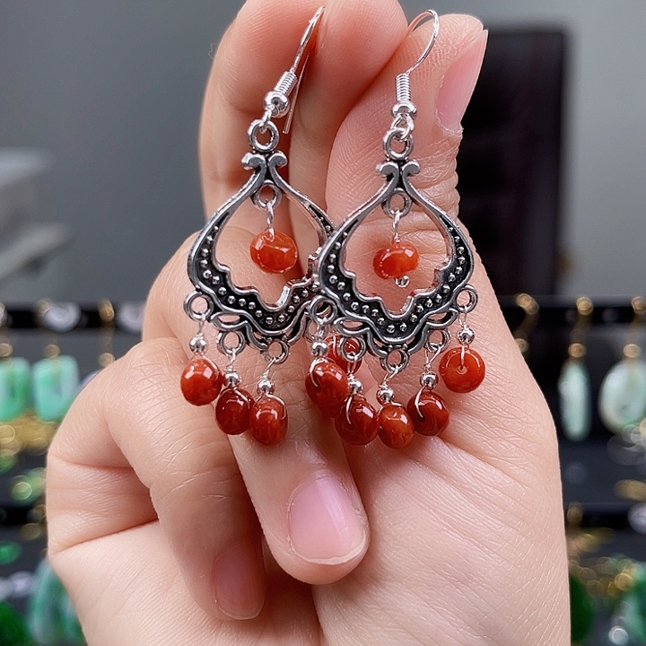 翡翠耳饰未镶嵌饰品