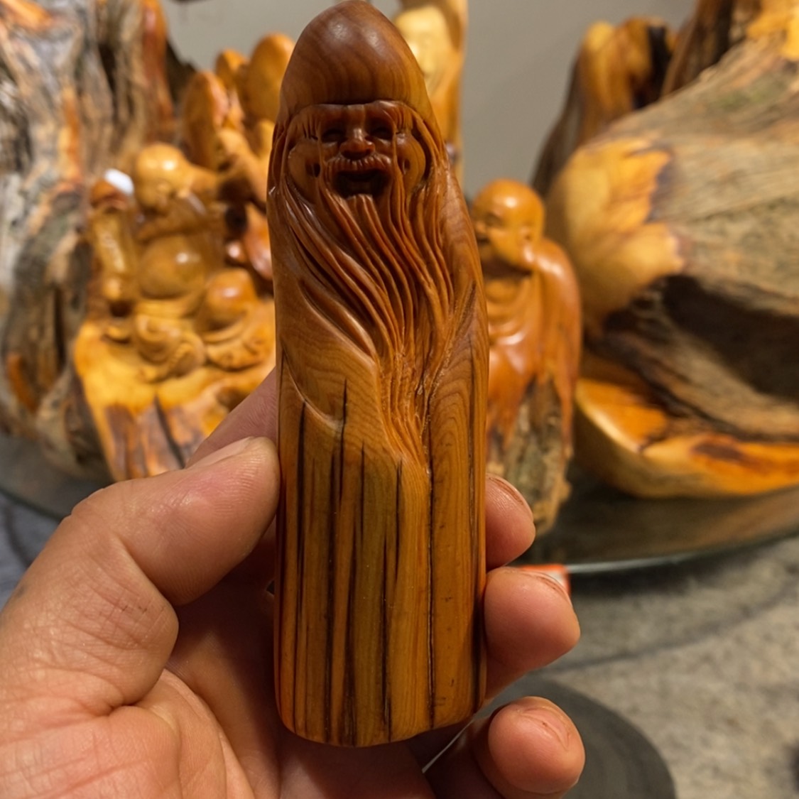 【闪购商品】柏木（崖柏）木雕工艺品摆件家居装饰厂家直发
