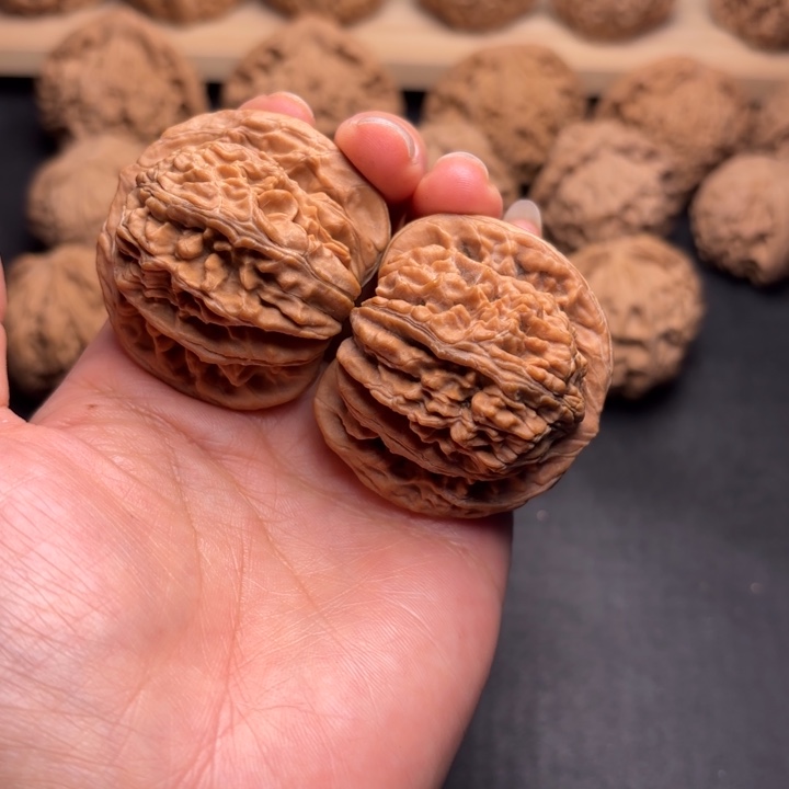 把件文玩核桃43四座楼