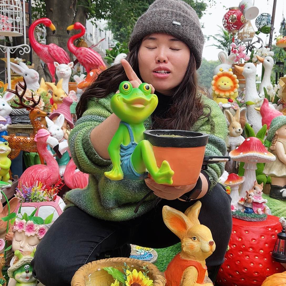 【闪购商品】无铅玻璃花园摆件&000&