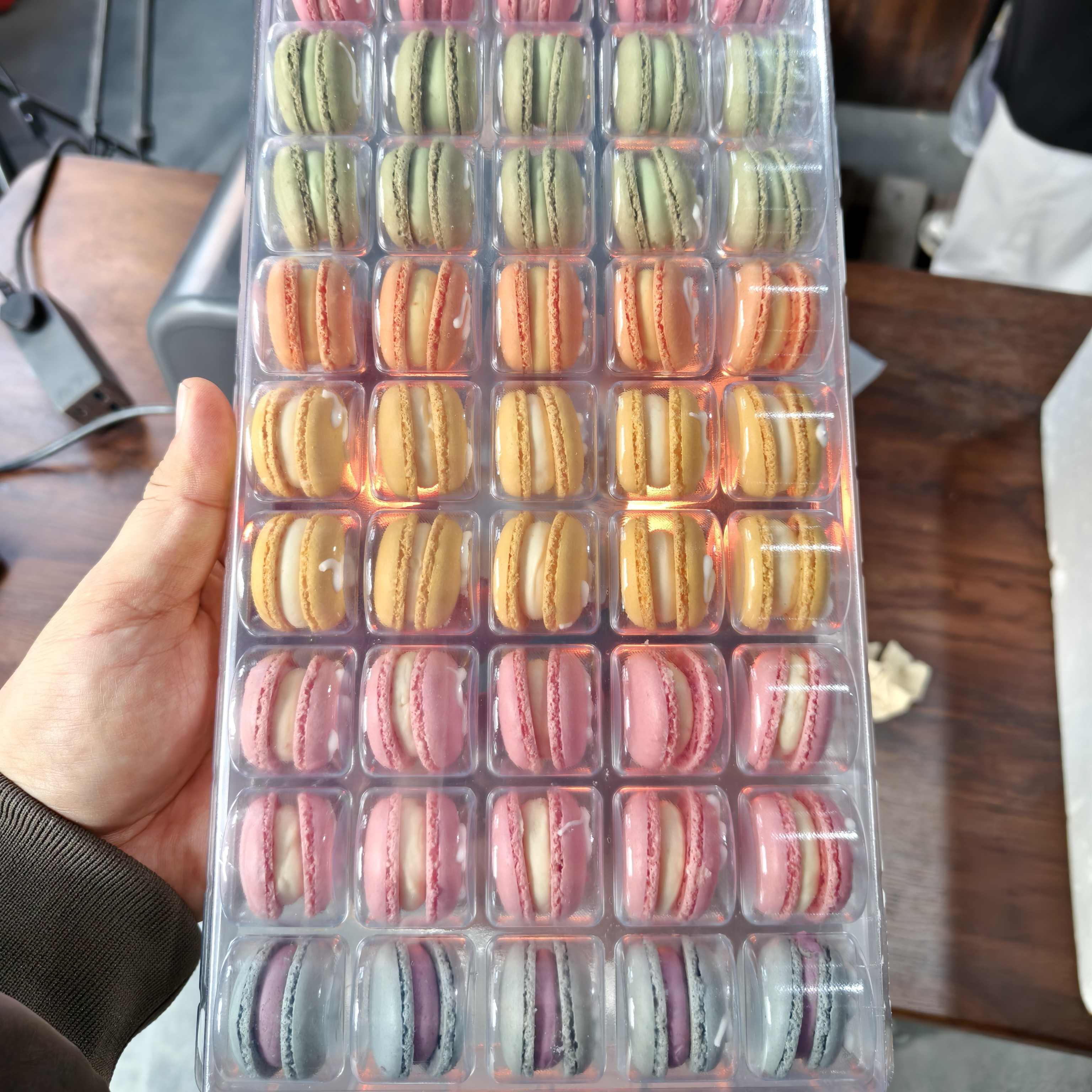 迷你马卡龙50粒一盒