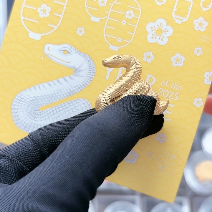 纯银蒙 蛇年生肖纪念币2025年