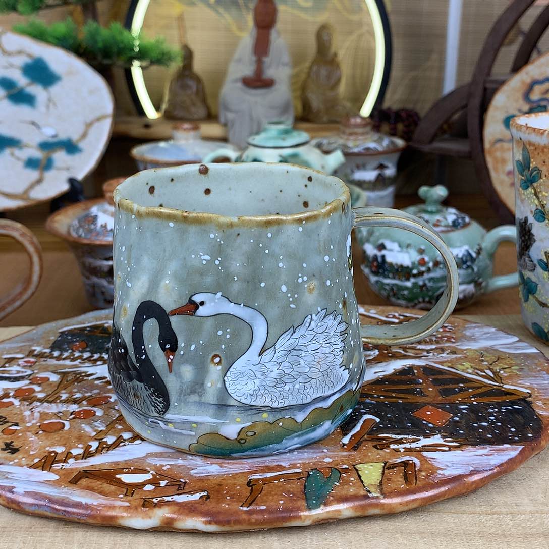 杯景德镇陶瓷手作