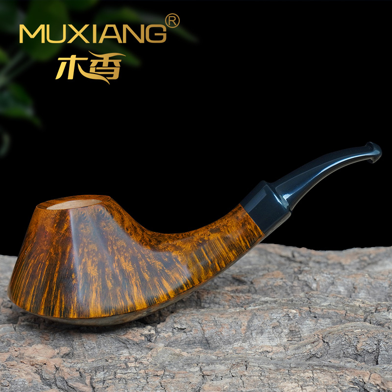手工实木石楠木火山桌斗男士专用过滤老式烟具配件