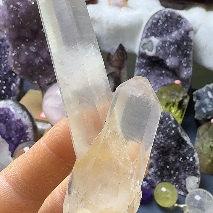 石材天然水晶摆件