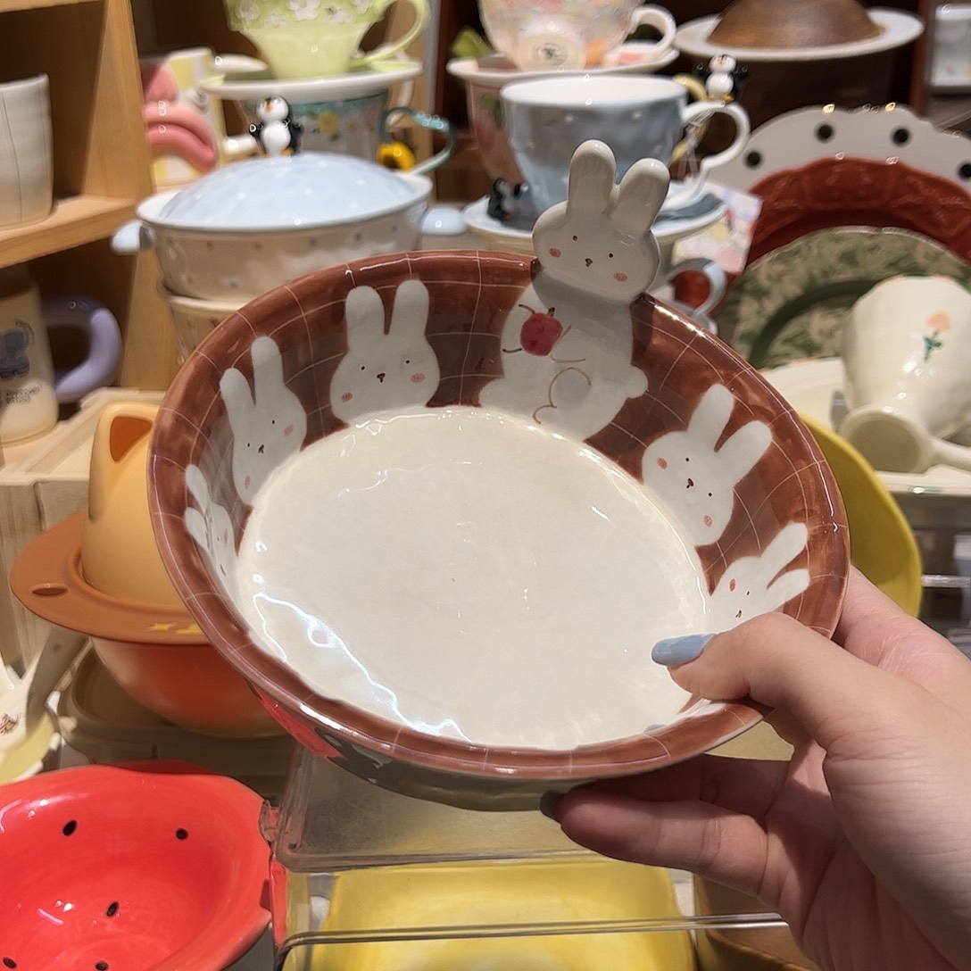 手作立体兔子沙拉盘