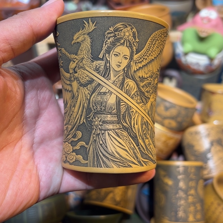 茶杯紫砂宜兴紫砂主人杯