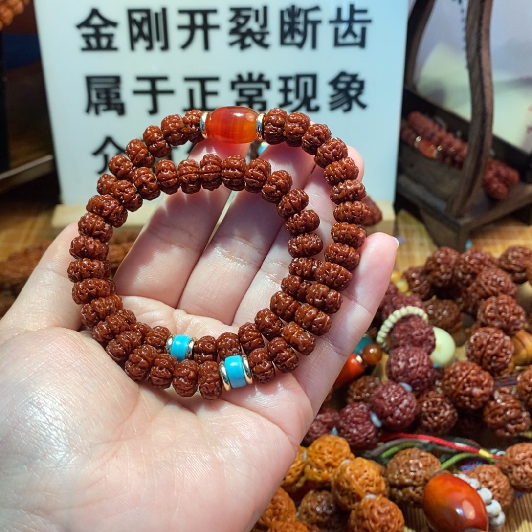 金刚菩提吊坠9-双圈配饰老树王