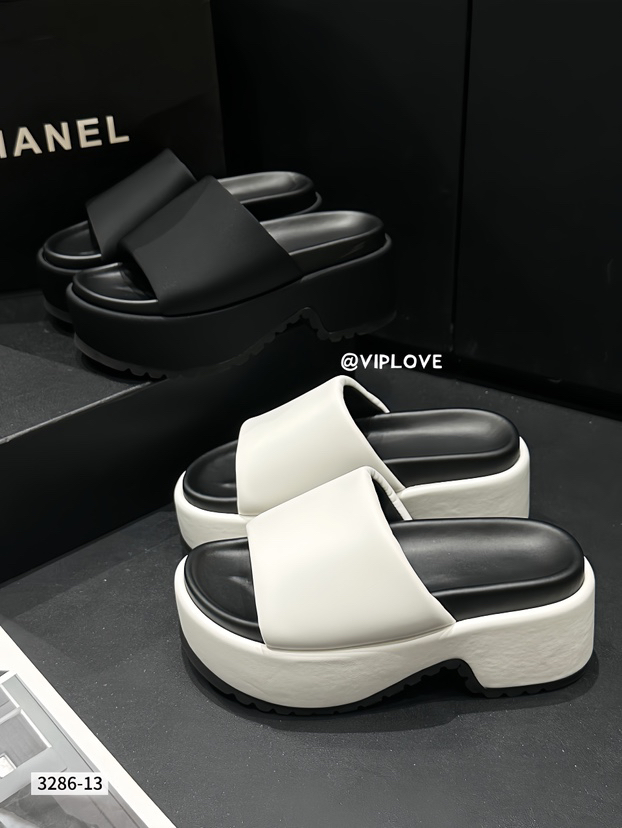 【海南简爱】2025年夏季厚底增高小个子凉拖鞋女外穿 3286-13