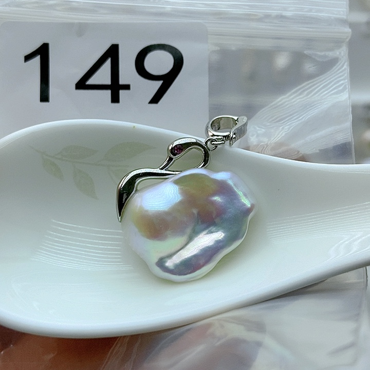 淡水珍珠颈饰银S925镶嵌