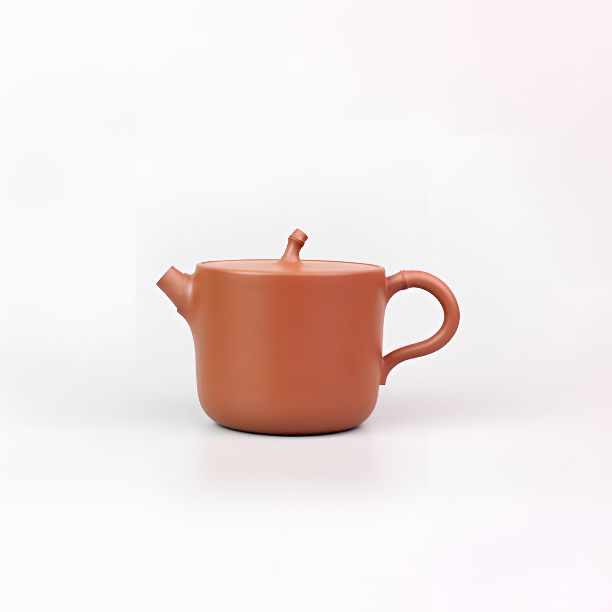 淳艺坭兴 义陶阁 竹园壶150cc 钦州坭兴陶茶壶 茶器茶具送礼壶