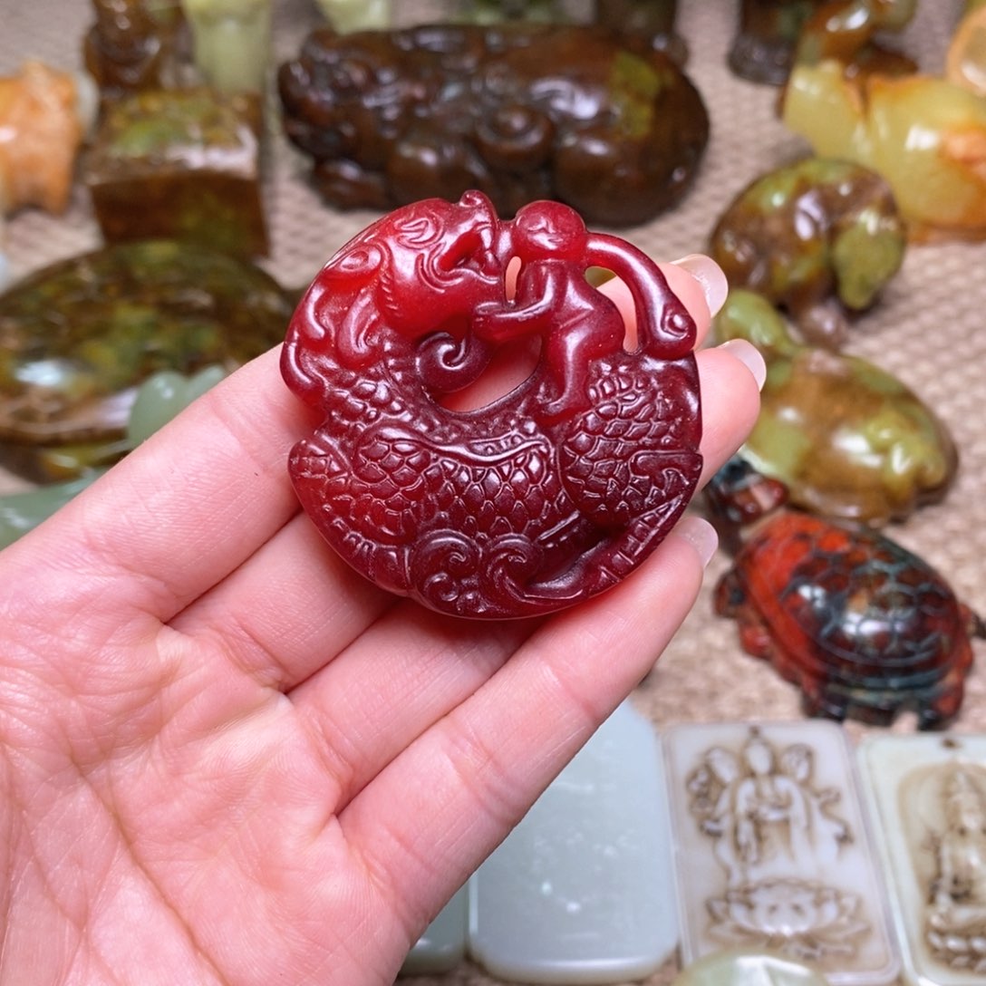 白玉菩提吊坠白玉菩提白玉菩提摆件