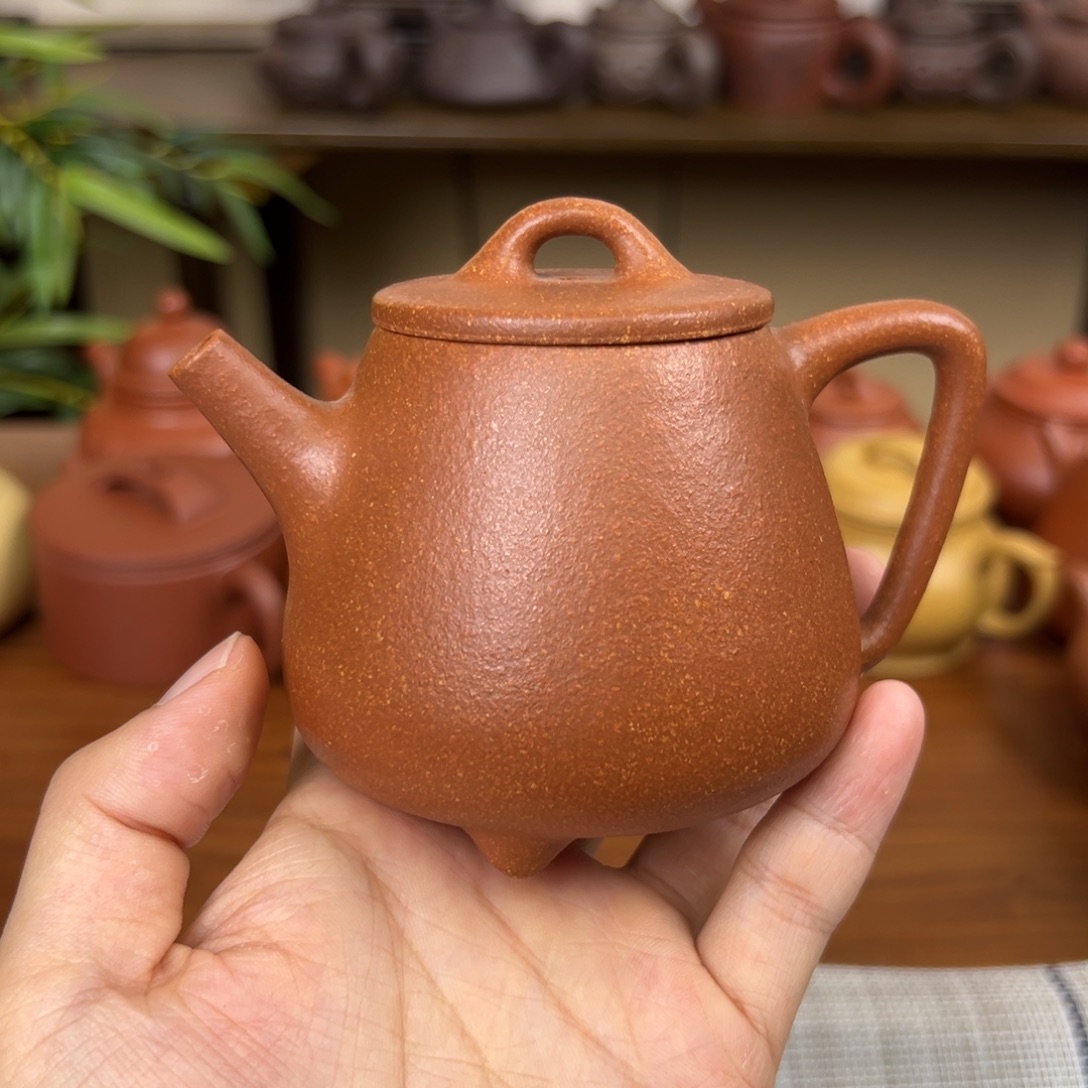 茶壶紫砂紫砂壶高石瓢黄降坡200c