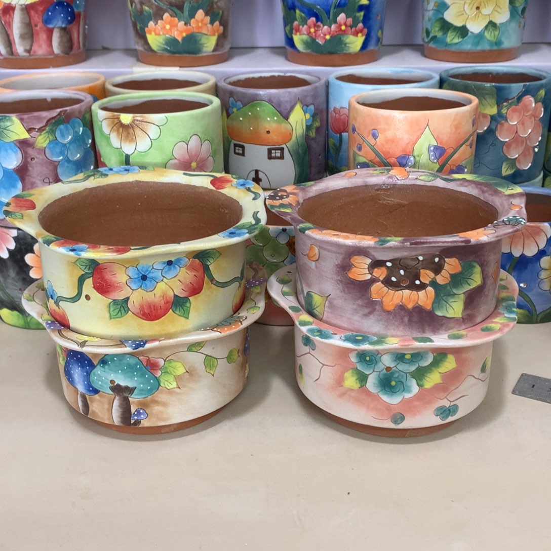 福利正品红陶花盆