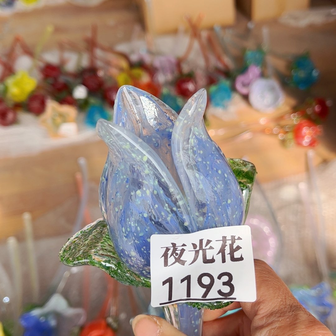 琉璃1193夜光 花瓶摆件