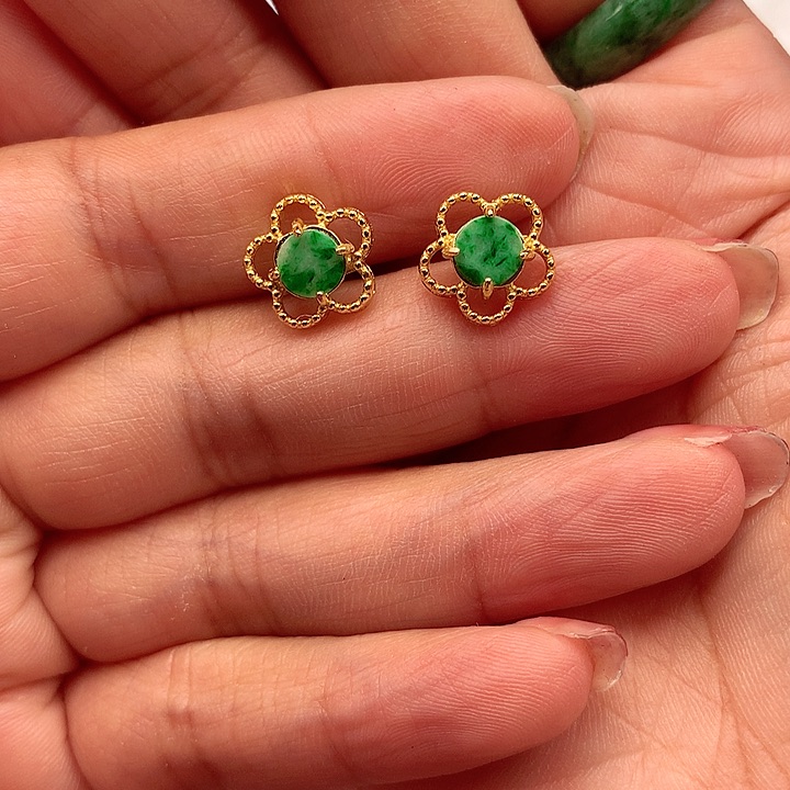 翡翠颈饰银S925镶嵌翡翠