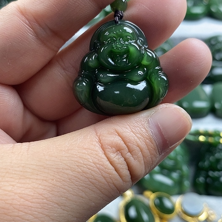 和田玉（碧玉）未镶嵌项链27