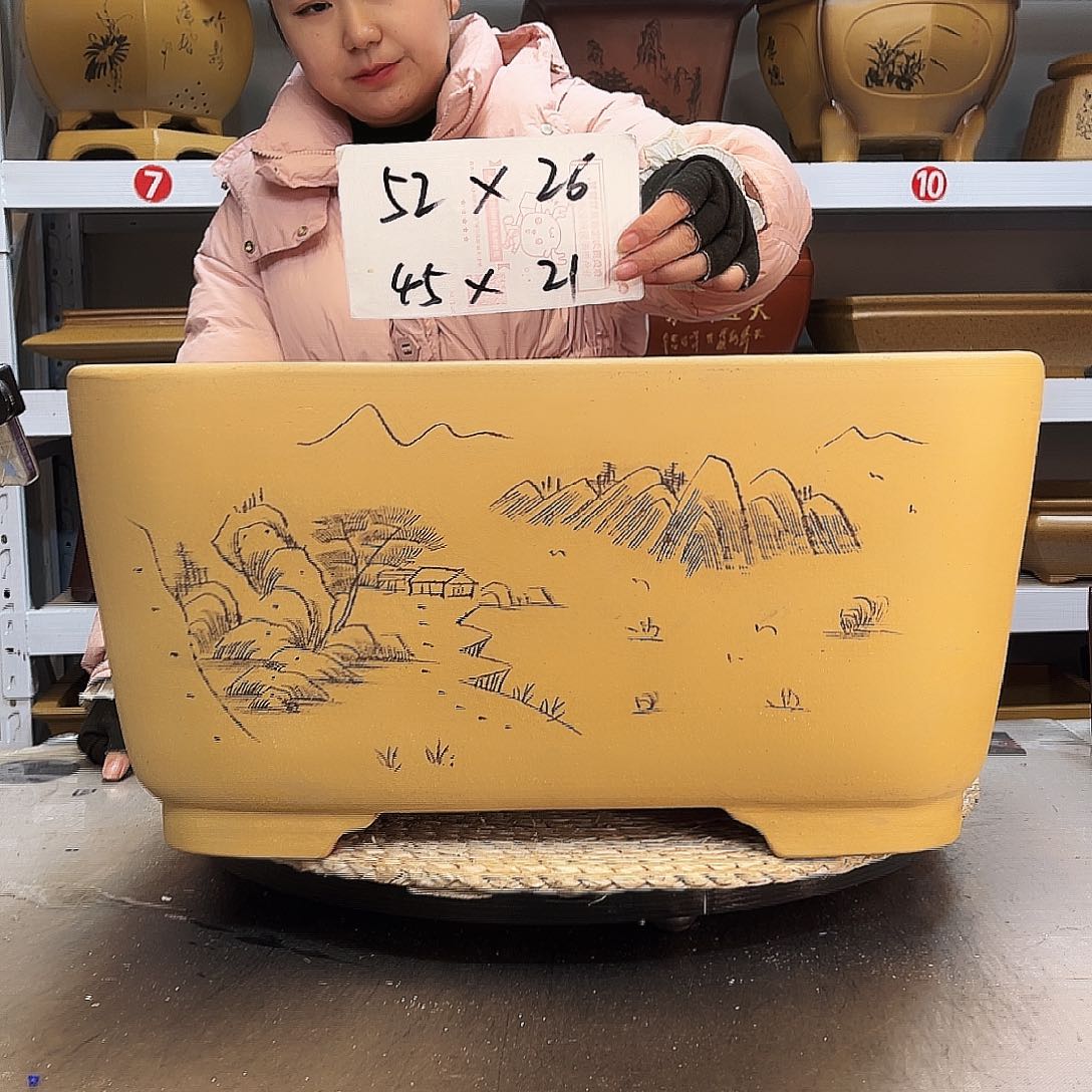 紫砂花盆紫砂花盆