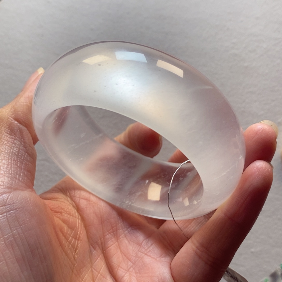 石英质玉手镯未镶嵌53-54