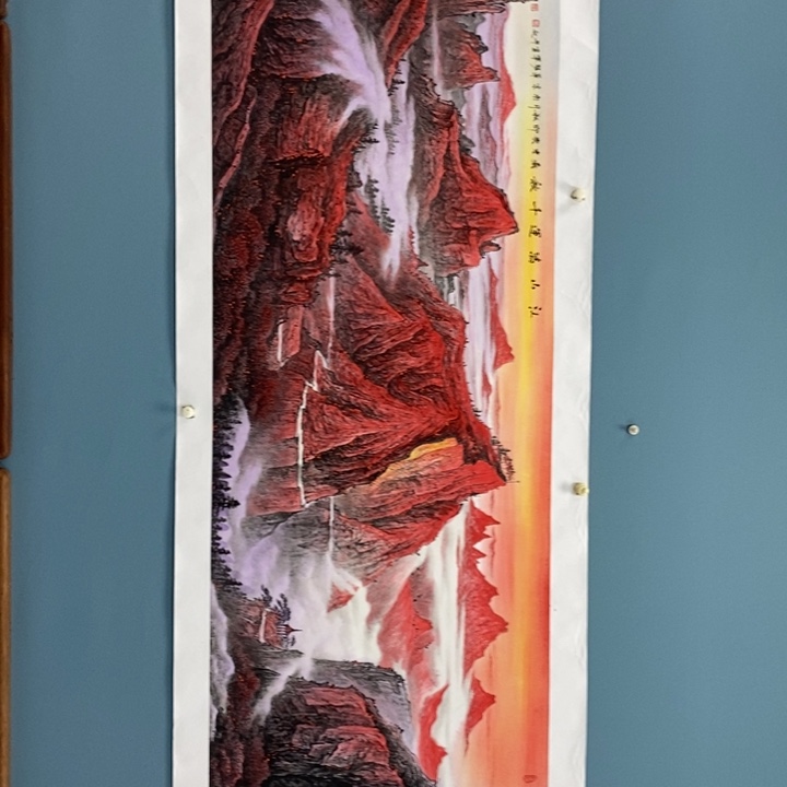 国画刘赐军。       
