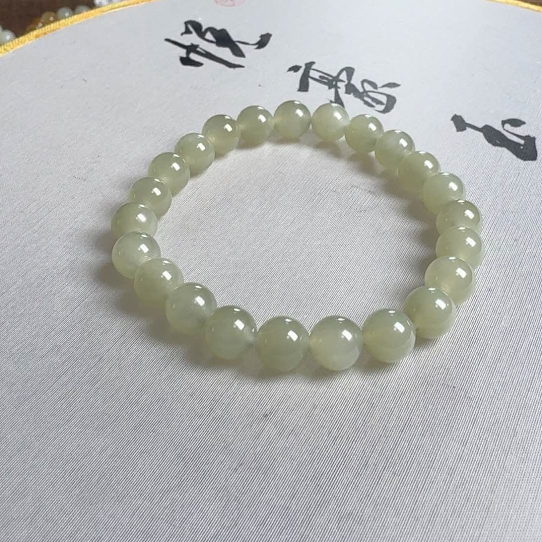 和田玉手链未镶嵌