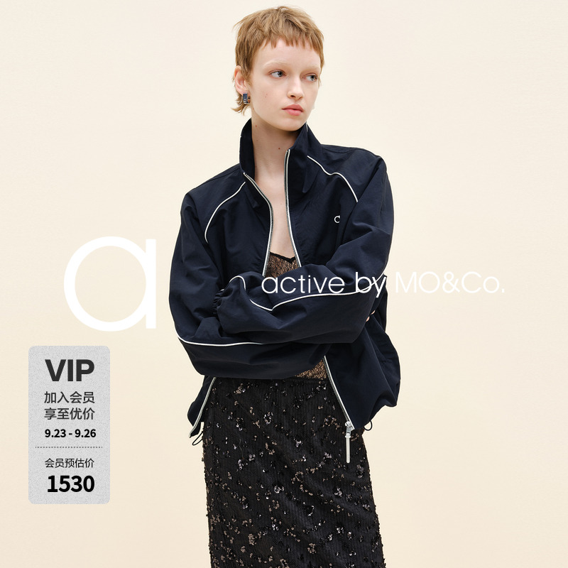 【active系列】MOCO夹克2025秋新品纸皱感轻户外外套MBE3JKT012
