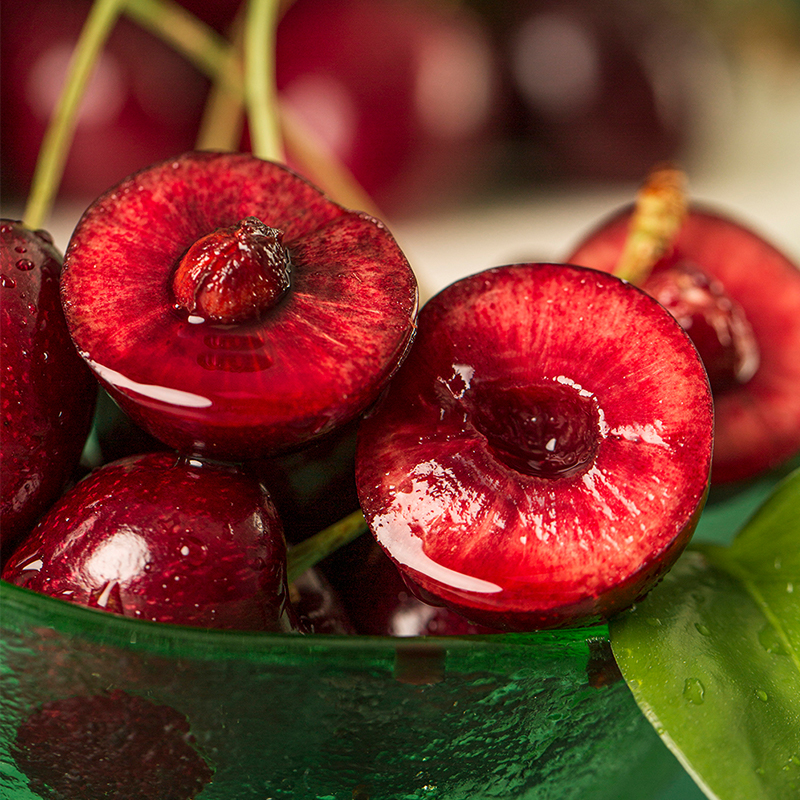 【XZ】智利海运车厘子2J-4J内附果径卡原箱5斤