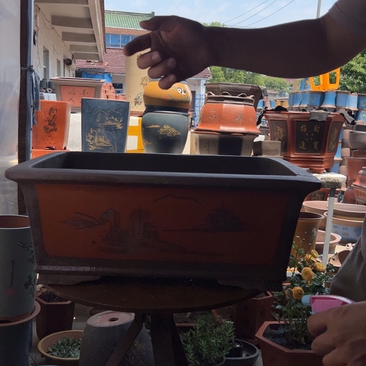 新品52红马槽花盆花盆花盆