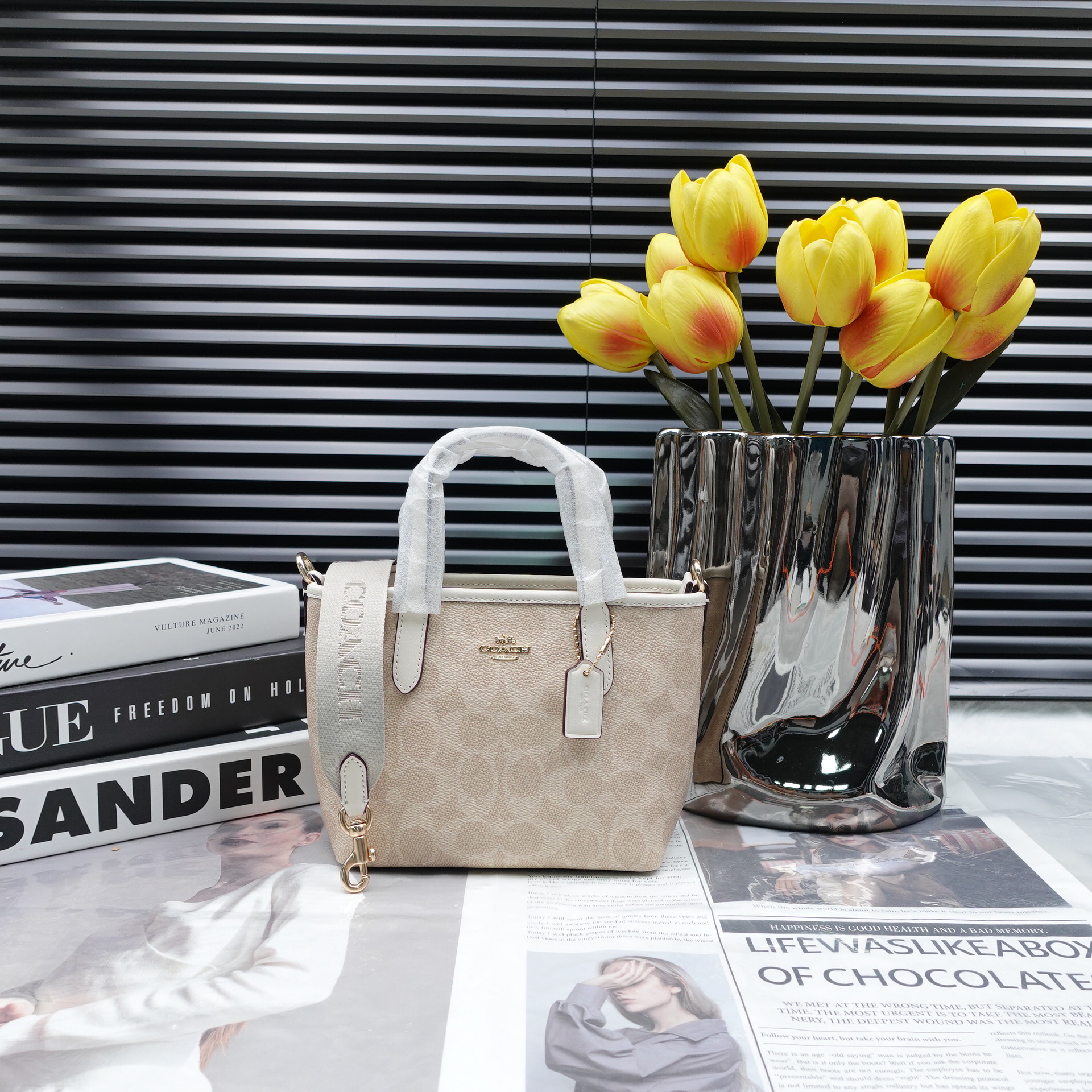 95新 COACH/蔻驰 单肩包/T10307407